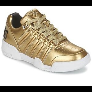 Who doesn’t love a classic? Gold K-Swiss!